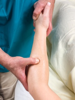 healing touch to arm